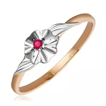 Золотое кольцо с рубином