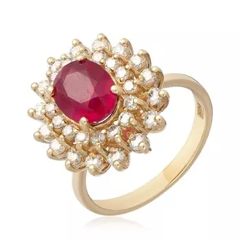 Золотое кольцо с рубином