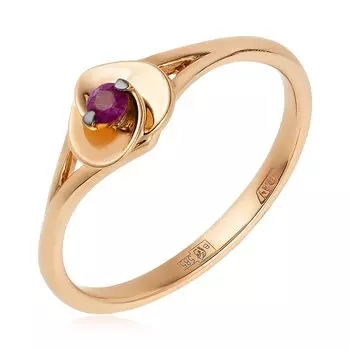 Золотое кольцо с рубином