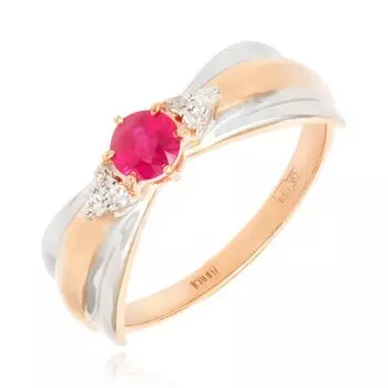 Золотое кольцо с рубином