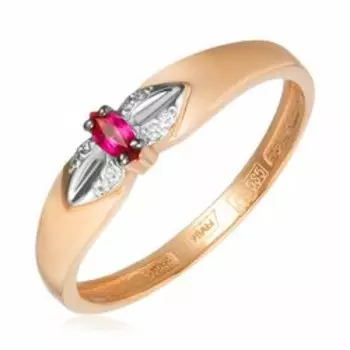 Золотое кольцо с рубином