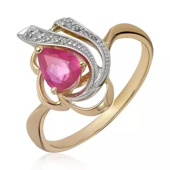 Золотое кольцо с рубином