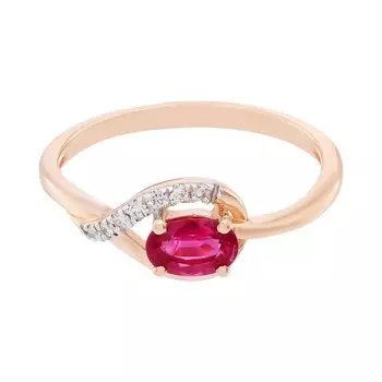 Золотое кольцо с рубином