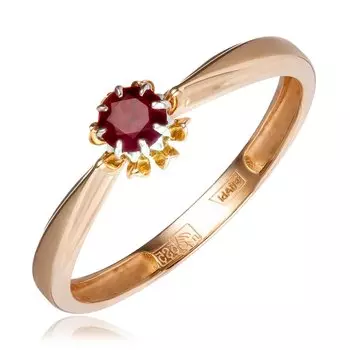 Золотое кольцо с рубином