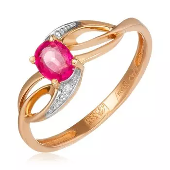 Золотое кольцо с рубином
