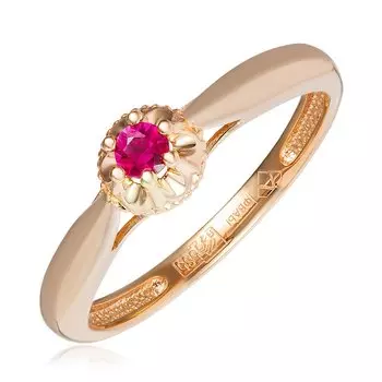 Золотое кольцо с рубином