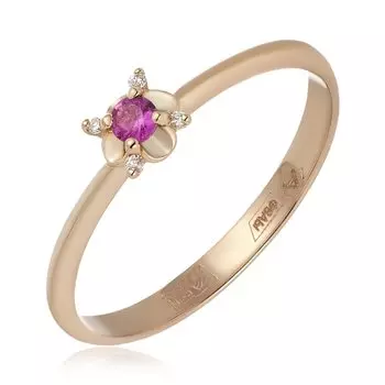 Золотое кольцо с рубином