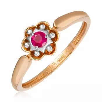 Золотое кольцо с рубином