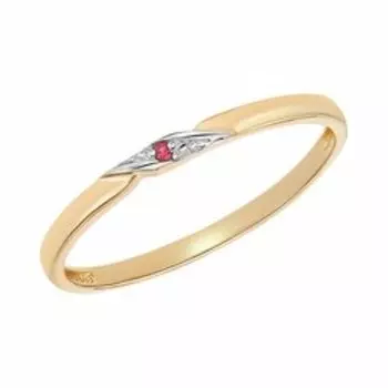 Золотое кольцо с рубином