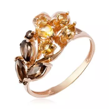 Золотое кольцо с самоцветами