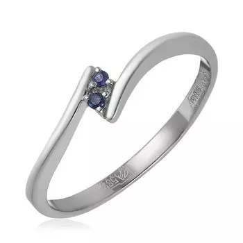 Золотое кольцо с сапфирами