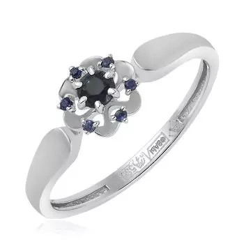 Золотое кольцо с сапфирами