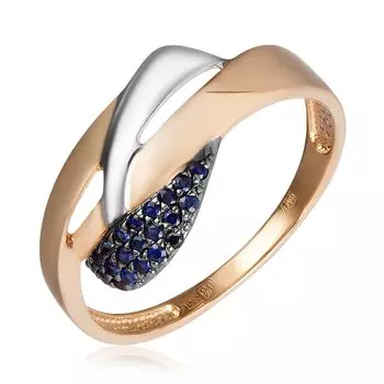 Золотое кольцо с сапфирами