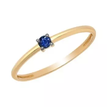 Золотое кольцо с сапфиром