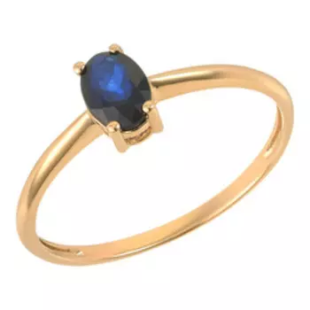 Золотое кольцо с сапфиром