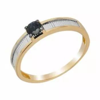 Золотое кольцо с сапфиром