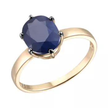 Золотое кольцо с сапфиром