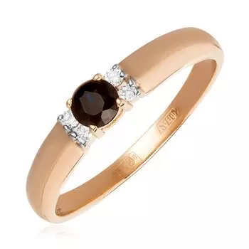 Золотое кольцо с сапфиром