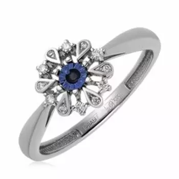 Золотое кольцо с сапфиром