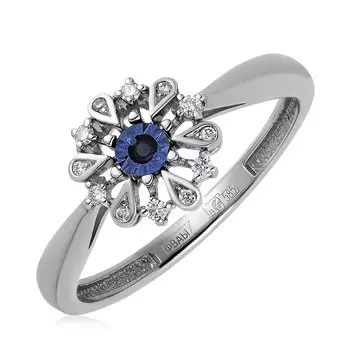 Золотое кольцо с сапфиром