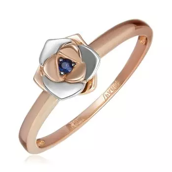 Золотое кольцо с сапфиром