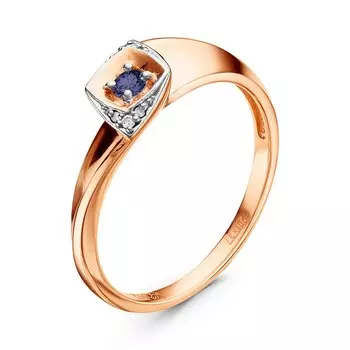 Золотое кольцо с сапфиром
