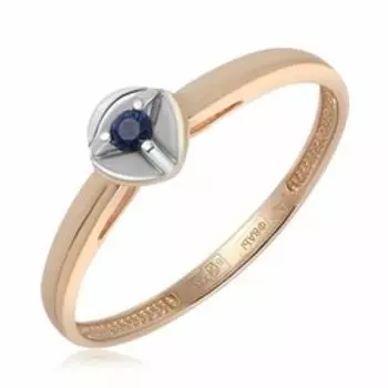 Золотое кольцо с сапфиром
