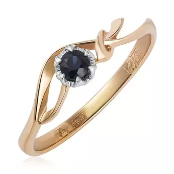 Золотое кольцо с сапфиром