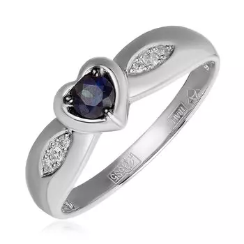 Золотое кольцо с сапфиром