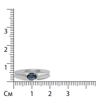 Золотое кольцо с сапфиром