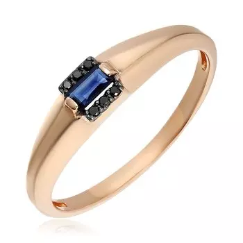 Золотое кольцо с сапфиром