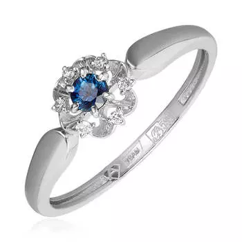 Золотое кольцо с сапфиром