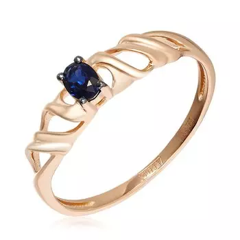 Золотое кольцо с сапфиром