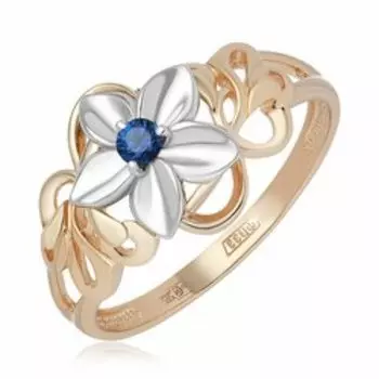 Золотое кольцо с сапфиром