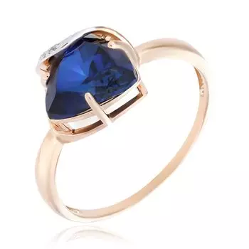 Золотое кольцо с сапфиром