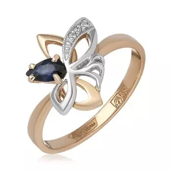 Золотое кольцо с сапфиром