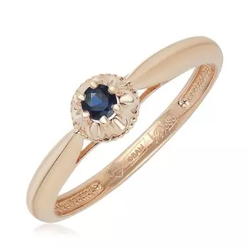 Золотое кольцо с сапфиром