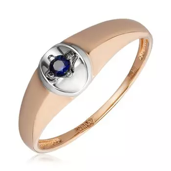 Золотое кольцо с сапфиром