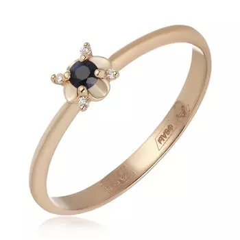 Золотое кольцо с сапфиром