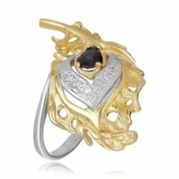 Золотое кольцо с сапфиром