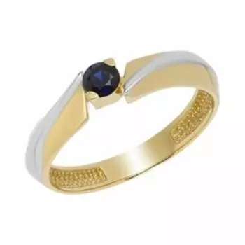 Золотое кольцо с сапфиром
