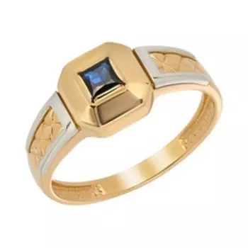 Золотое кольцо с сапфиром