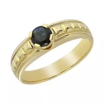 Золотое кольцо с сапфиром