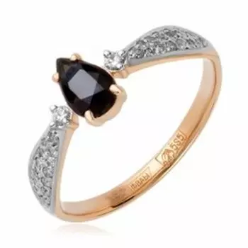 Золотое кольцо с сапфиром