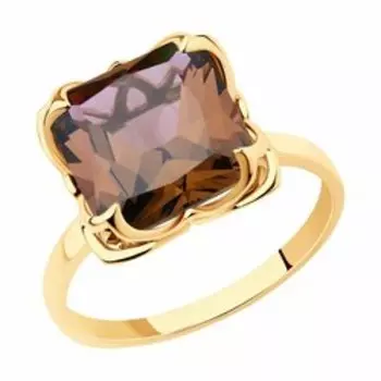 Золотое кольцо с ситаллом