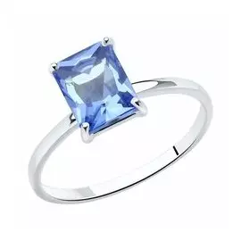 Золотое кольцо с ситаллом