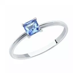 Золотое кольцо с ситаллом