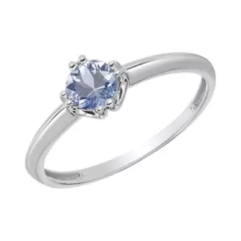 Золотое кольцо с танзанитом