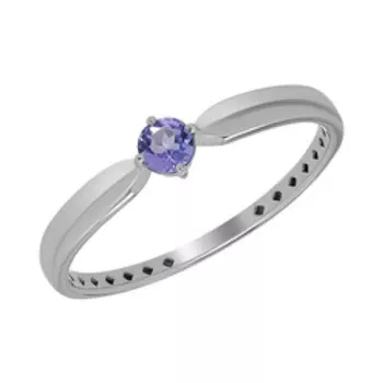 Золотое кольцо с танзанитом