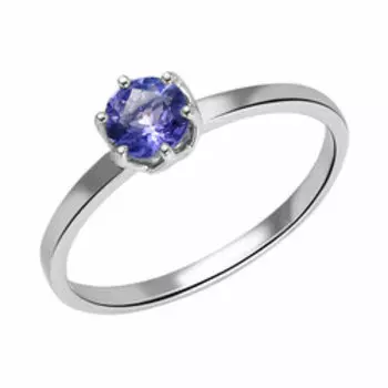 Золотое кольцо с танзанитом